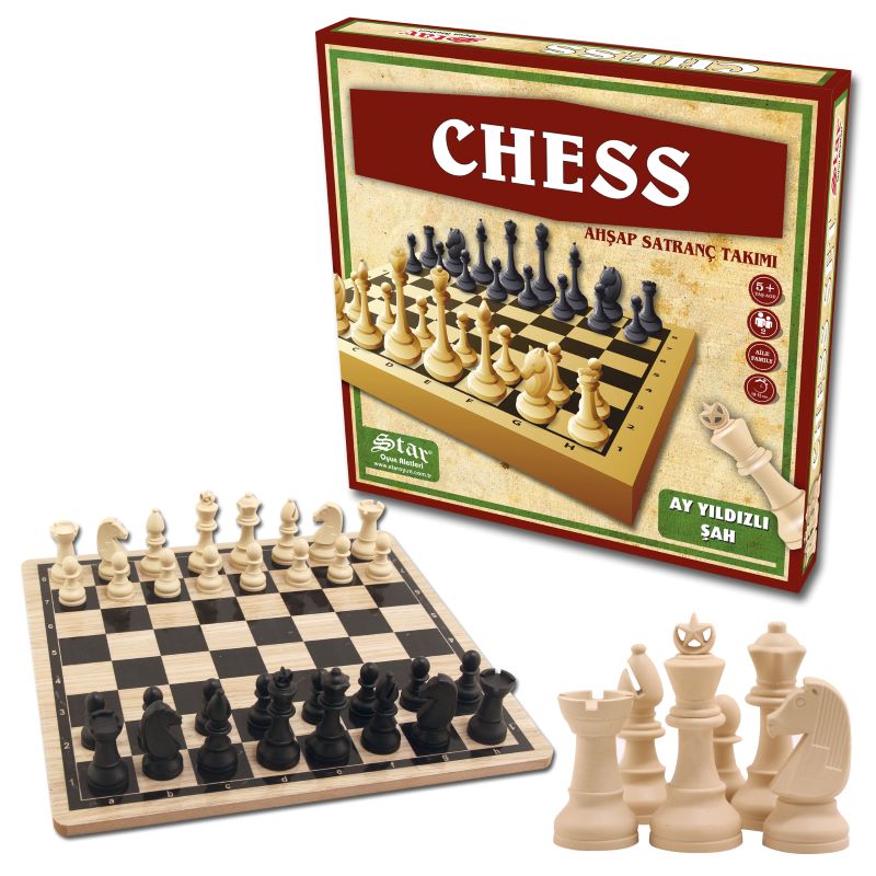 Chess Ahşap Satranç Takımı