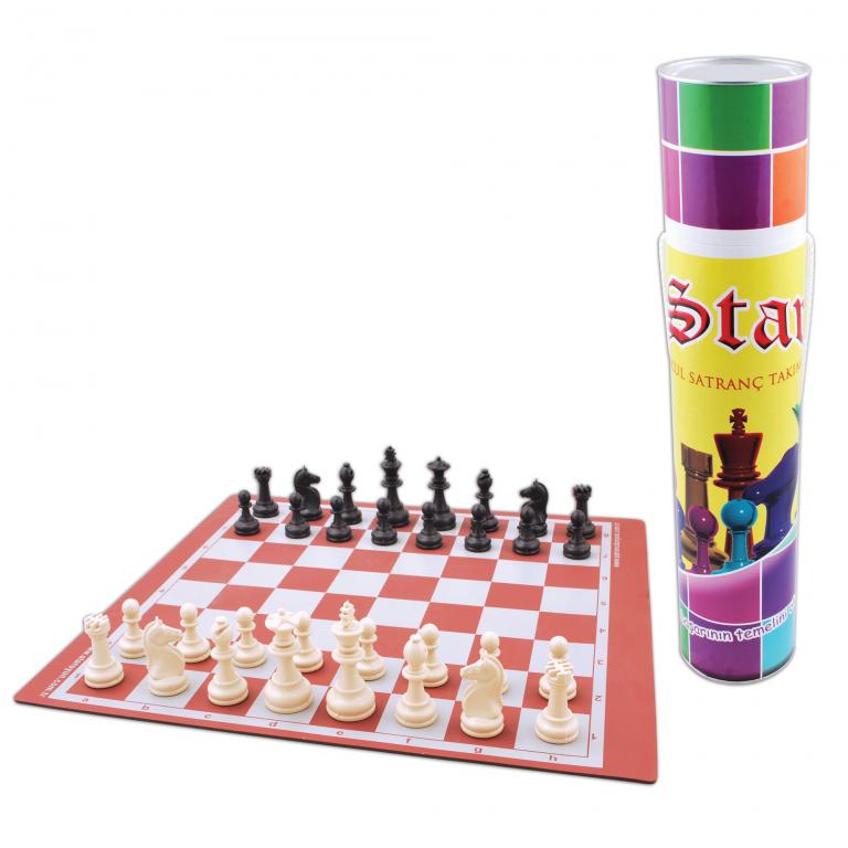 Star Rulo Silindir Satranç Büyük Boy (Sarı)